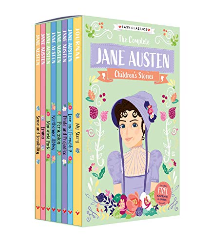 Jane Austen Children's Stories (Easy Classics) 8 Book Box Set (Emma, Pride and Prejudice, Northanger Abbey ... Sense and Sensibility) - Image 4