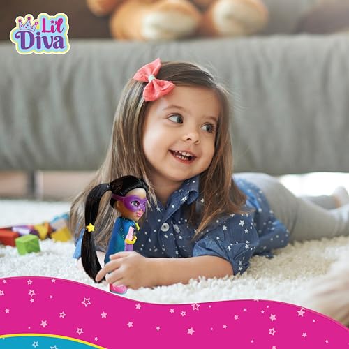 Image of Li'l Diva Superhero Starlight 6'' Doll|India's First Preschool RolePlay PretendPlay Toy with Accessories|Best Gift for Girls 3+|Movable Arms & Legs|Beautiful Dress|Elegant Eyes|Soft Hair Play