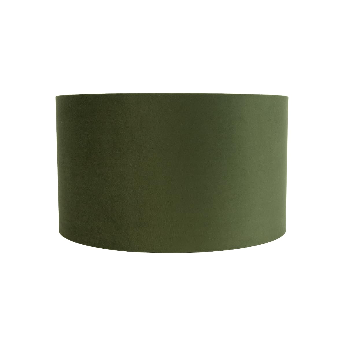 QAZQA cilinder velours - Paralume Classico - luce - Ø 350 mm - Verde -