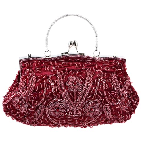 Sac chic rétro pour mariage : portez la poésie d'une broderie fleur fine artisanale