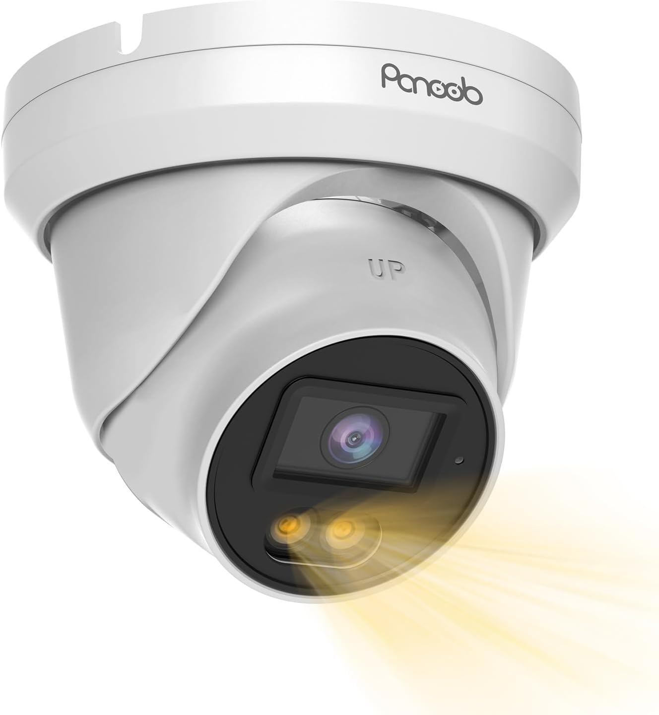 4K PoE IP Dome Digicam Out of doors, 8MP Wired Turret Digicam, AI Human Automobile Detection, Constructed-in Mic, IP67 2.8mm Lens, 100ft Good Twin Lights Full Coloration Evening Imaginative and prescient, PD93BA1-8MD