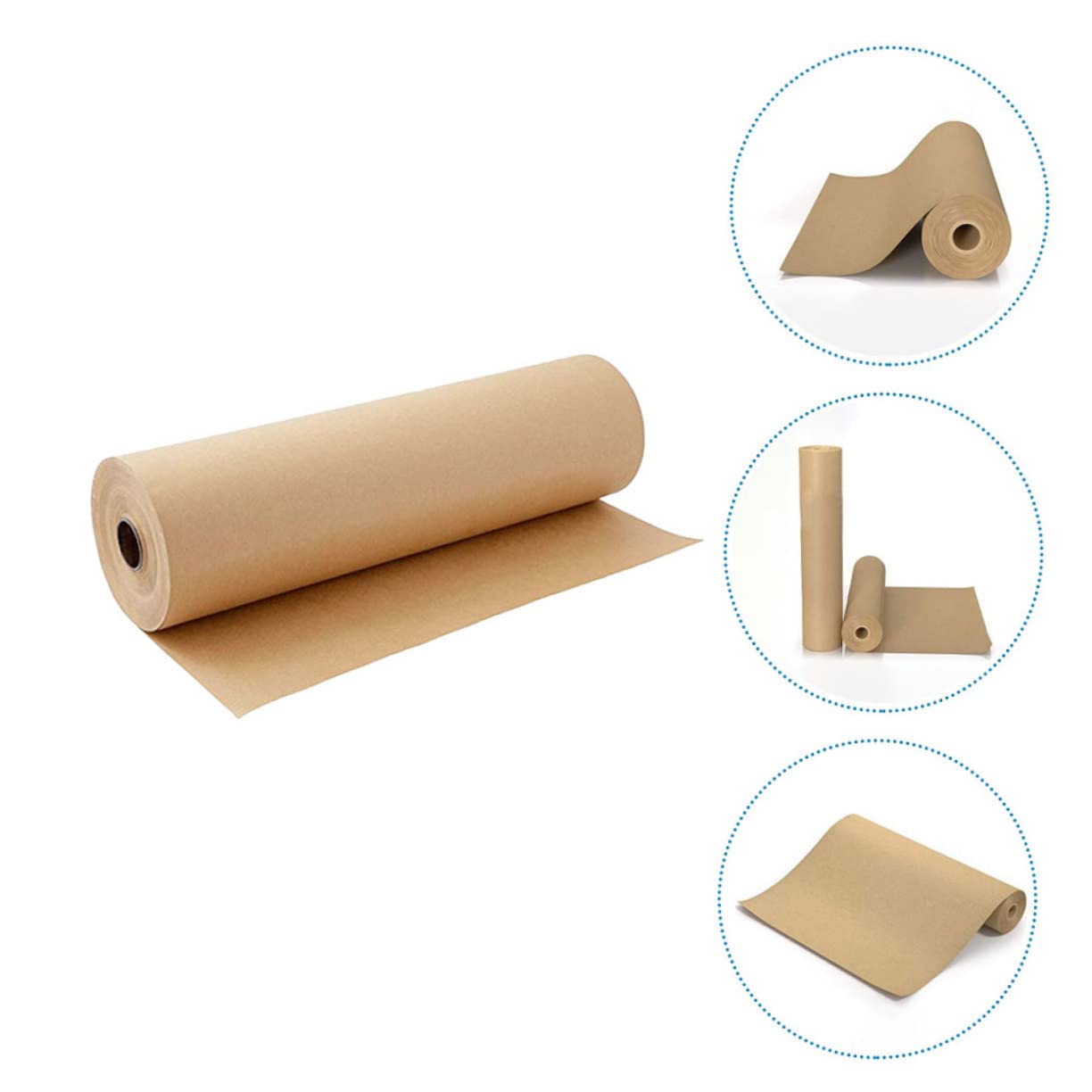 UTHCLO Carta Kraft per Confezioni Regalo Metri per Imballaggio Decorazioni da Parete Artigianato Runner da Tavolo e Altre Occasioni Speciali