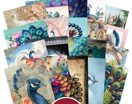 Hunkydory Crafts The Little Book of Peacocks - LBK331