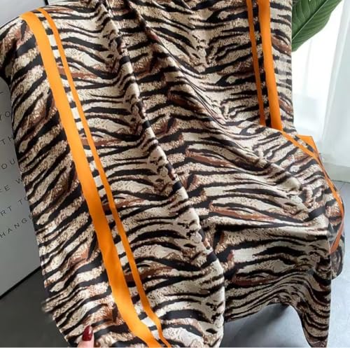 Image of MALINA Women's Polyester Silk Satin Stole Scarf - Soft Lightweight Fashion Wrap, Elegant Floral & Gradient Design, summer stole,Scarf For Women,Premium Stole,Large Size 180x90 cm'