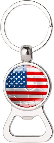 Llavero abridor de botellas llavero de apertura de botellas de cerveza de fútbol 3D de la Copa Mundial 2022 decoraciones de la Copa Mundial 2022