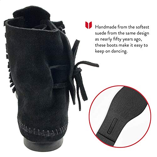 Minnetonka Women's 2 Button Hardsole Boot4