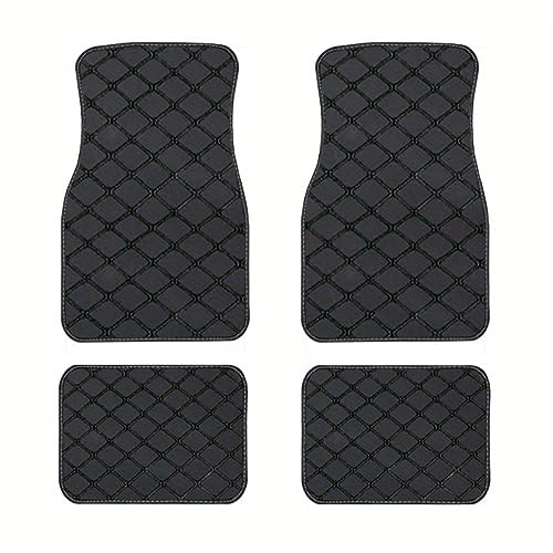 Auto-Fußmatten,Für Mitsubishi Ralliart Outlander Pajero Fortis,Zubehör für den Innenraum,A-Black