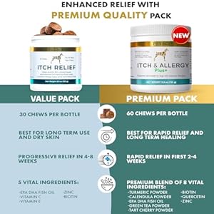 Petscydogitchreliefchewswithomega3fattyacidsepadhaitchrelieffordogsnutritionalsupportimmunitymusclesitchyskintreatmentfordogsofallagesporkflavor30chews Urban Country Home Decor Petscy dog itch relief chews with omega 3 fatty acids epa dha itch relief for dogs nutritional support immunity muscles itchy skin treatment for dogs of all ages pork flavor 30 chews urban country home decor