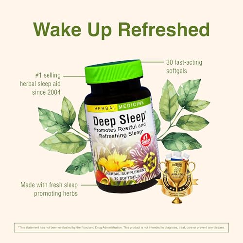 Herbs Etc. Deep Sleep Softgels - Herbal Sleep Support Supplement - Rest & Calming Support with Passionflower, Chamomile & Lemon Balm - 30 Softgels (30 Servings) - Image 6