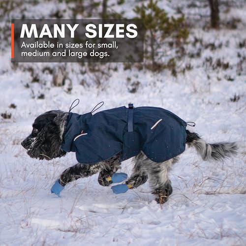 Non-stop dogwear Long Distance Booties 4er blau |132| Leichter Pfotenschutz, Größe:XL