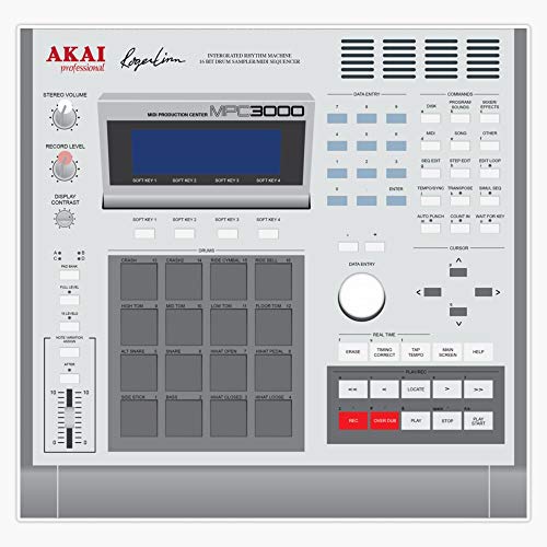 Akai Mpc 3000 Vinyl Waterproof Sticker Decal Car Laptop Wall Window Bumper Sticker 5