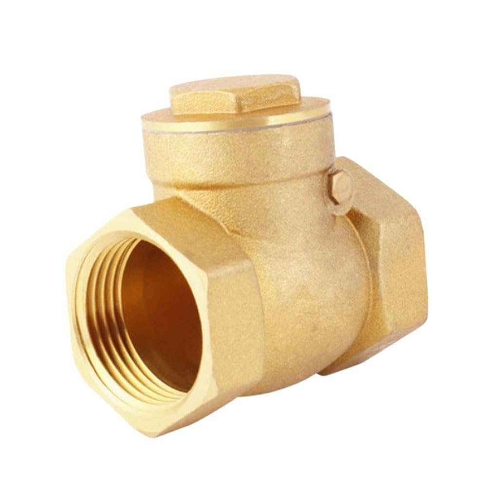 Valve Anti-Retour Horizontale en Fil de Laiton, 1 pièce, clapet Anti-Retour à Filetage Femelle entièrement en cuivre 1/2 "3/4" 1 "1-1/4" 1-1/2 "2"(Size:DN50)