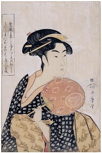 Kitagawa Utamaro impression sur toile déco salon 60x90cm
