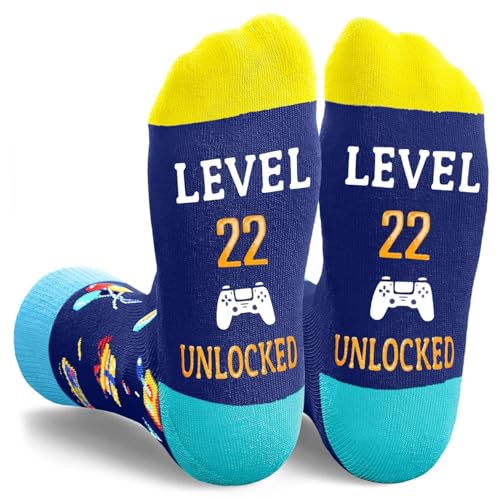 Zmart 22nd Birthday Gifts Ideas - Socks for 22 Year Olds Men Best Gifts for 22 Year Olds