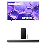65-Inch Class Crystal UHD U8000F 4K Smart TV (2025 Model) Endless Free Content, Crystal Processor 4K Q-Series Soundbar HW Q600F 3.1.2 ch Subwoofer (2025 Model)