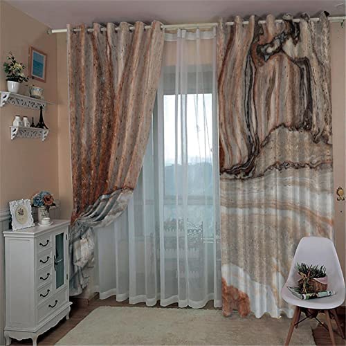 Cortinas Opacas Salon Modernas 2 Piezas Ojales - Cortinas Termicas Aislantes Frio Y Calor, Cortinas Habitacion Impresión Grafiti Negro 3D, Ventana Decoración Para Hogar 280 X 250 Cm/Protección UV
