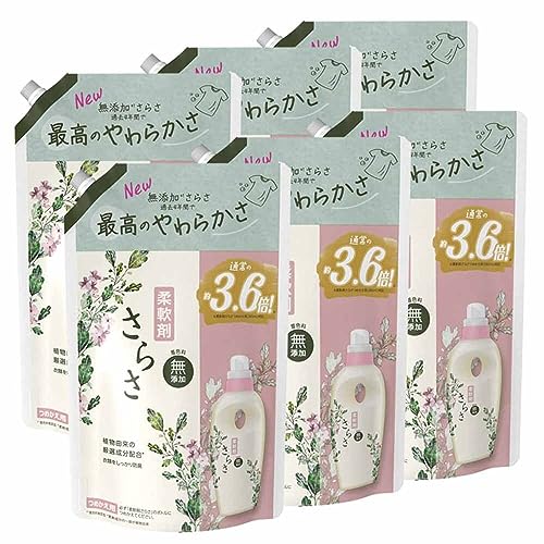 さらさ 柔軟剤 詰め替え 超ジャンボ 1350mL×6個セット