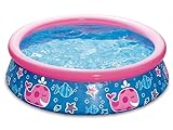 HAF Piscina Quick Up effetto rosa con dimensioni 152 x 38 cm – Piscina autosufficiente e autoportante piscina da giardino, piscina all