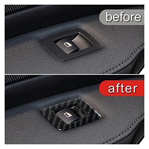 Rénovation de commande lève-vitre carbone pour BMW E81 2007-2011 habitacle usé