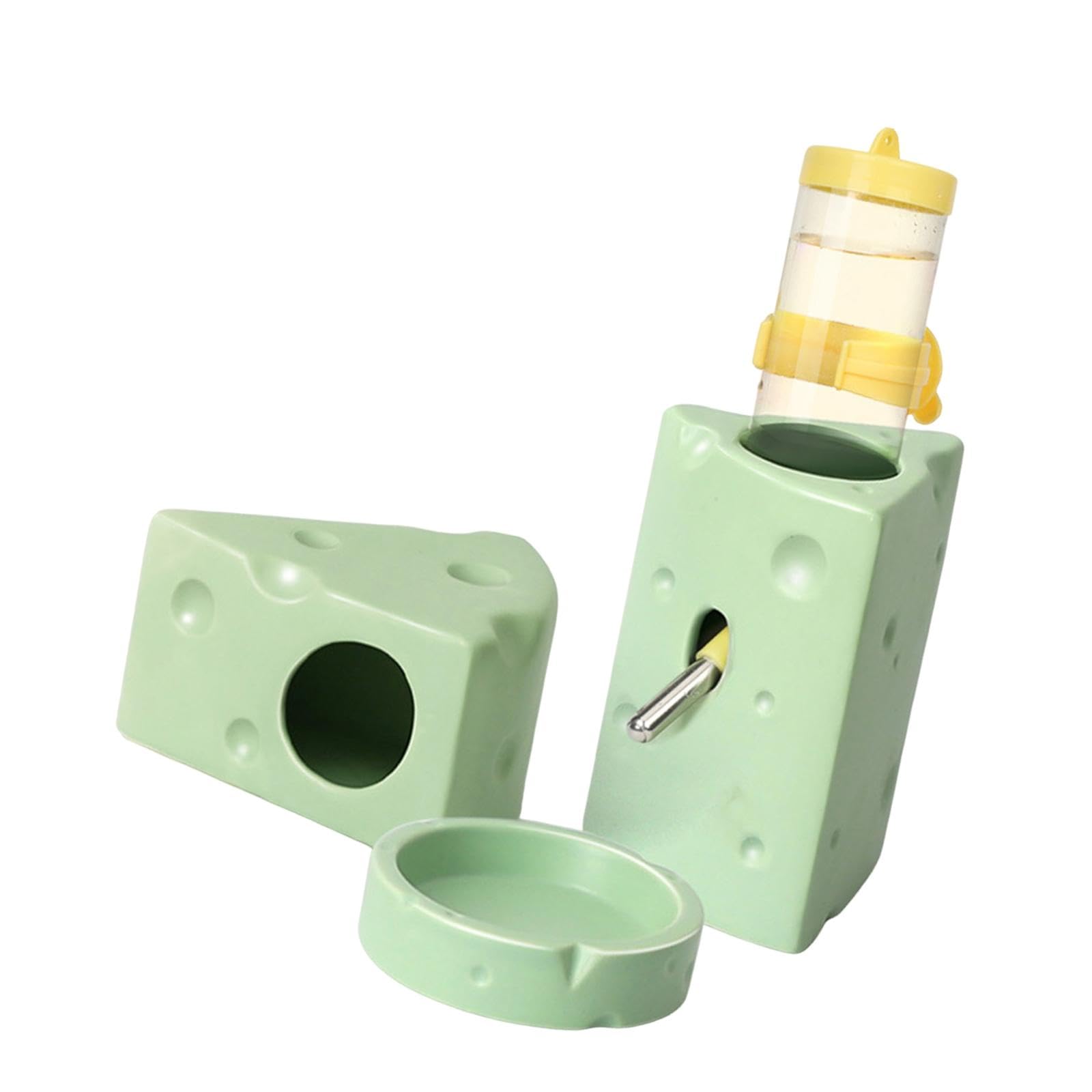 Ceramic Hamster Hideout Small Pets Hideout Cave for Guinea Pig Mouse Gerbils Green S|Pet Supplies | Small Animal Supplies | Beds Hammocks & Nesters-image-16