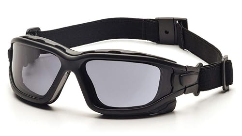 Miniatura 1 de Pyramex SB7020SDT I-Force - Gafas de seguridad negras con lente antivaho gris (3 pares)