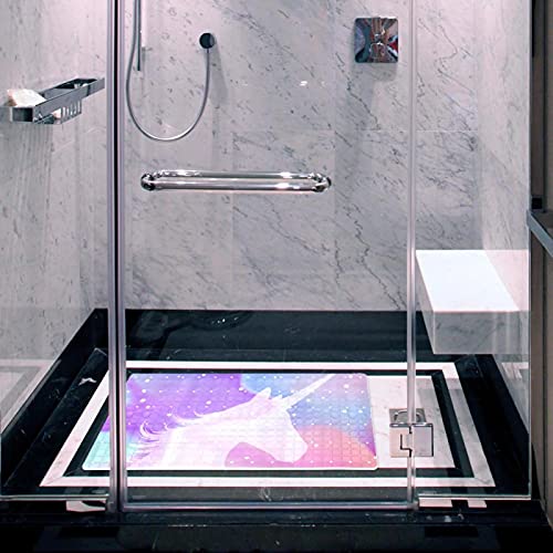 Tapis de douche antidérapant licorne pour éviter les chutes - 6