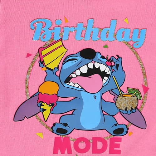 Disney Lilo and Stitch Girls 3 Pack Short Sleeve T-Shirt for Little to Big Kids3