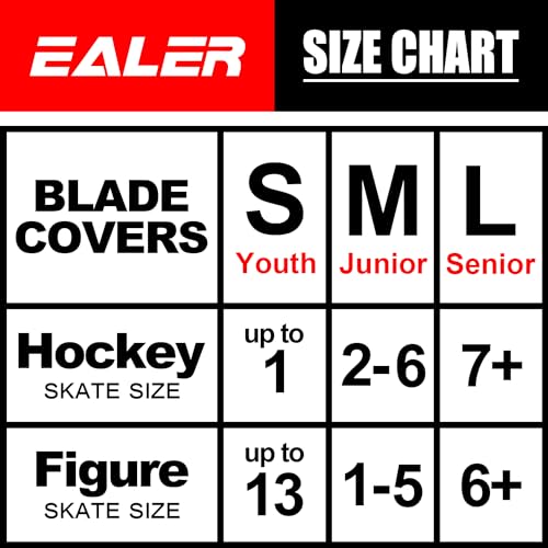 image for EALER SKC500 Hockey Pro-Skate Guard, Ice Skate Blade Covers, Figure Sk