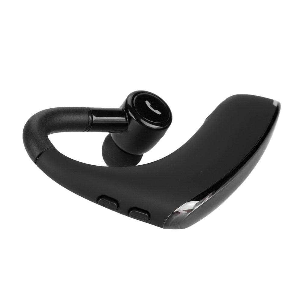 Denash Auricolare Stereo Bluetooth 5.0 Singolo, Cuffia Auricolare Wireless Professionale con Microfono, Auricolare F900 Chiamata a Mani libere