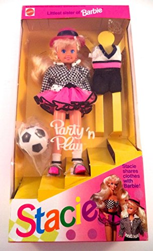 Muñeca Barbie Party 'n Play STACIE edición 1992 miniatura 1