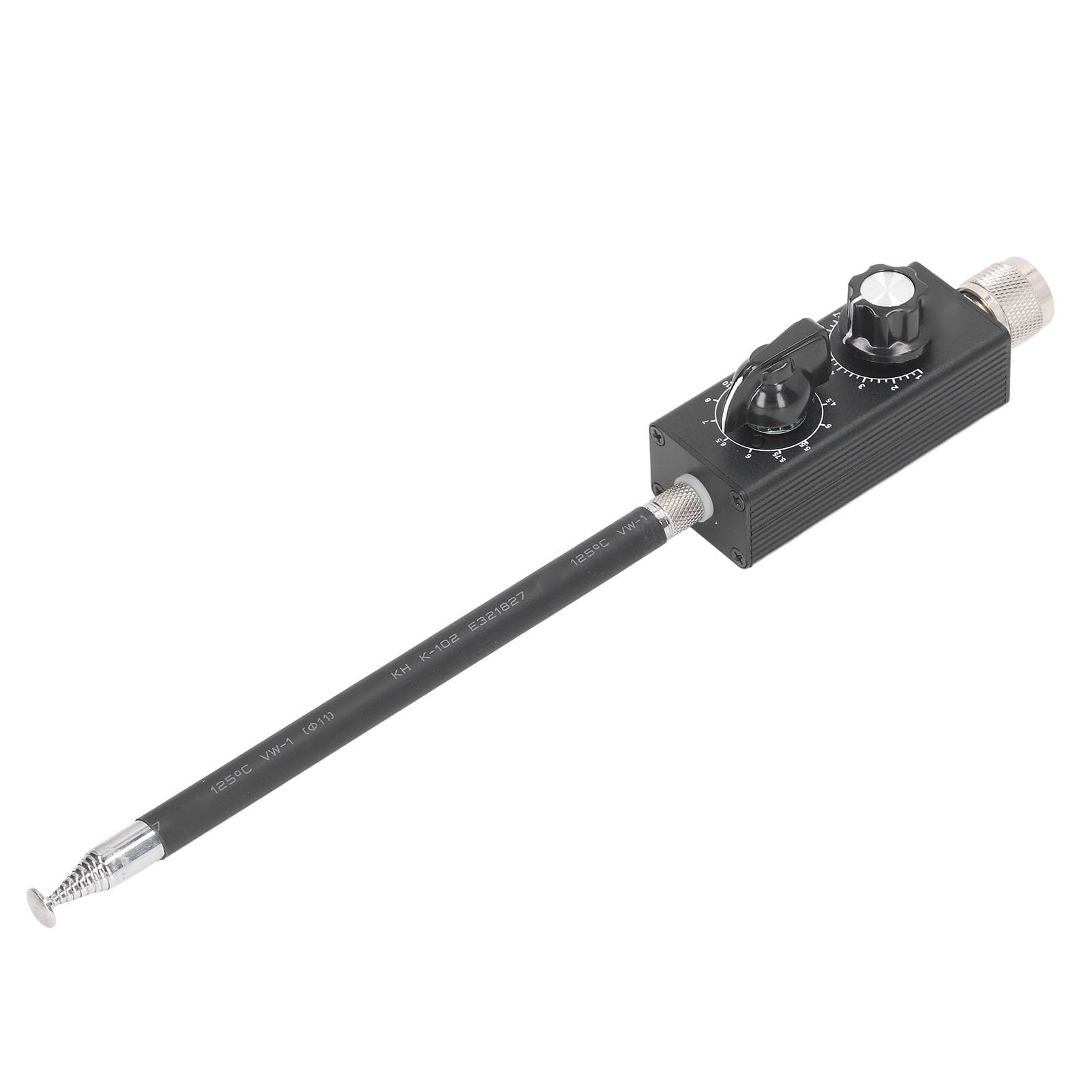 Antena HF Portátil Radio Onda Corta 3.5-470MHz 20W Aluminio Banda Completa para Uso Interior y Exterior