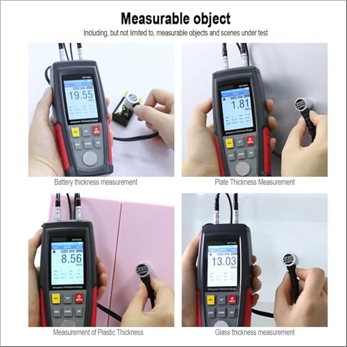 Thickness Gauge, Digital Ultrasonic Car Paint Thickness Gauge Meter Handheld Thickness Metal Tester High Precision Thickness Coat Meter(WT130A) miniatura 4