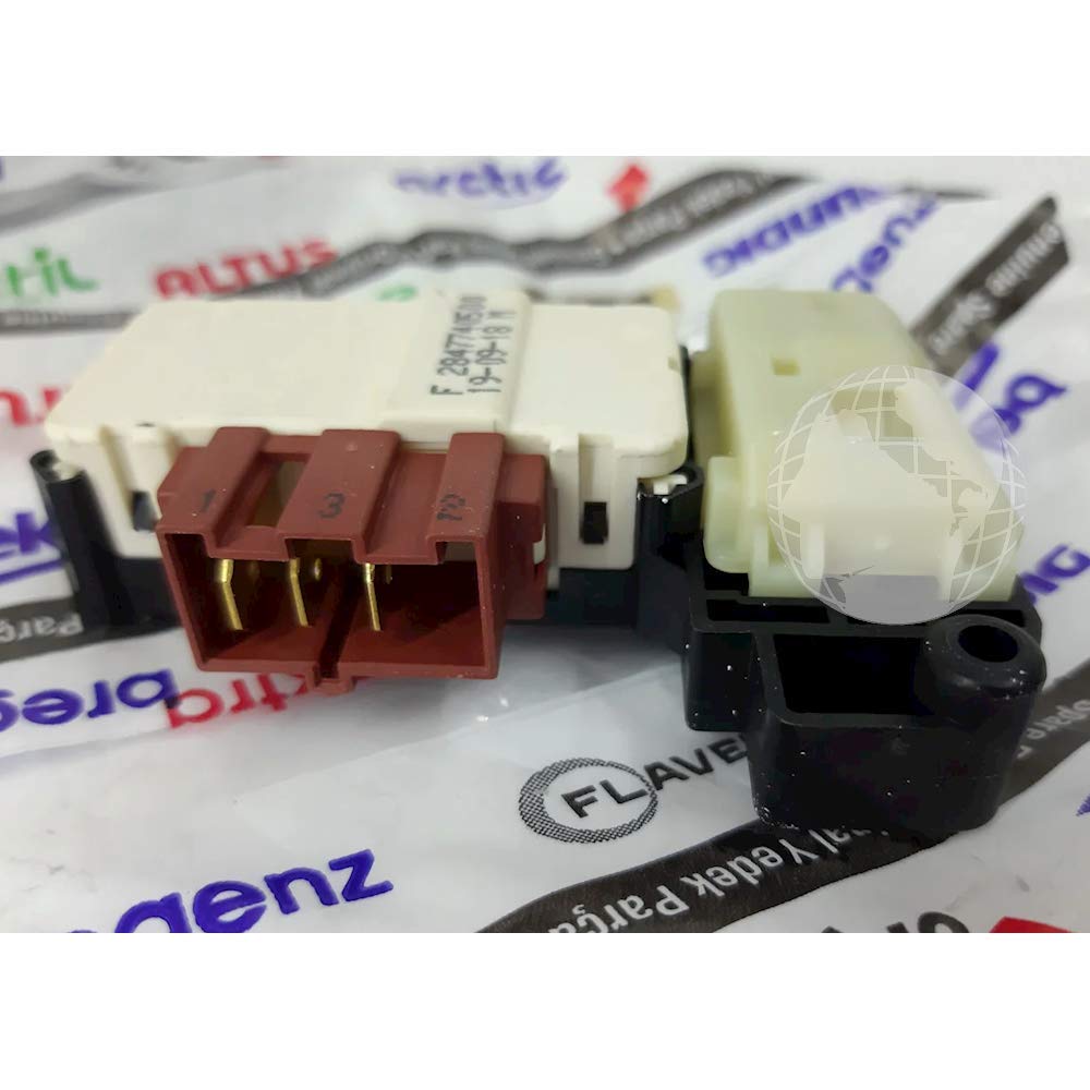 Zamek elektromagnetyczny/zamek drzwi (oryginalny Beko) do pralki, 2847740500-2847740200 (ZV-446), 250V