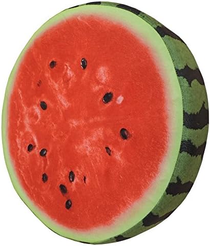 NOVELTY GIANT WWW.NOVELTYGIANT.COM Watermelon Slice Lifelike Mushy Velvet Foam Pillow