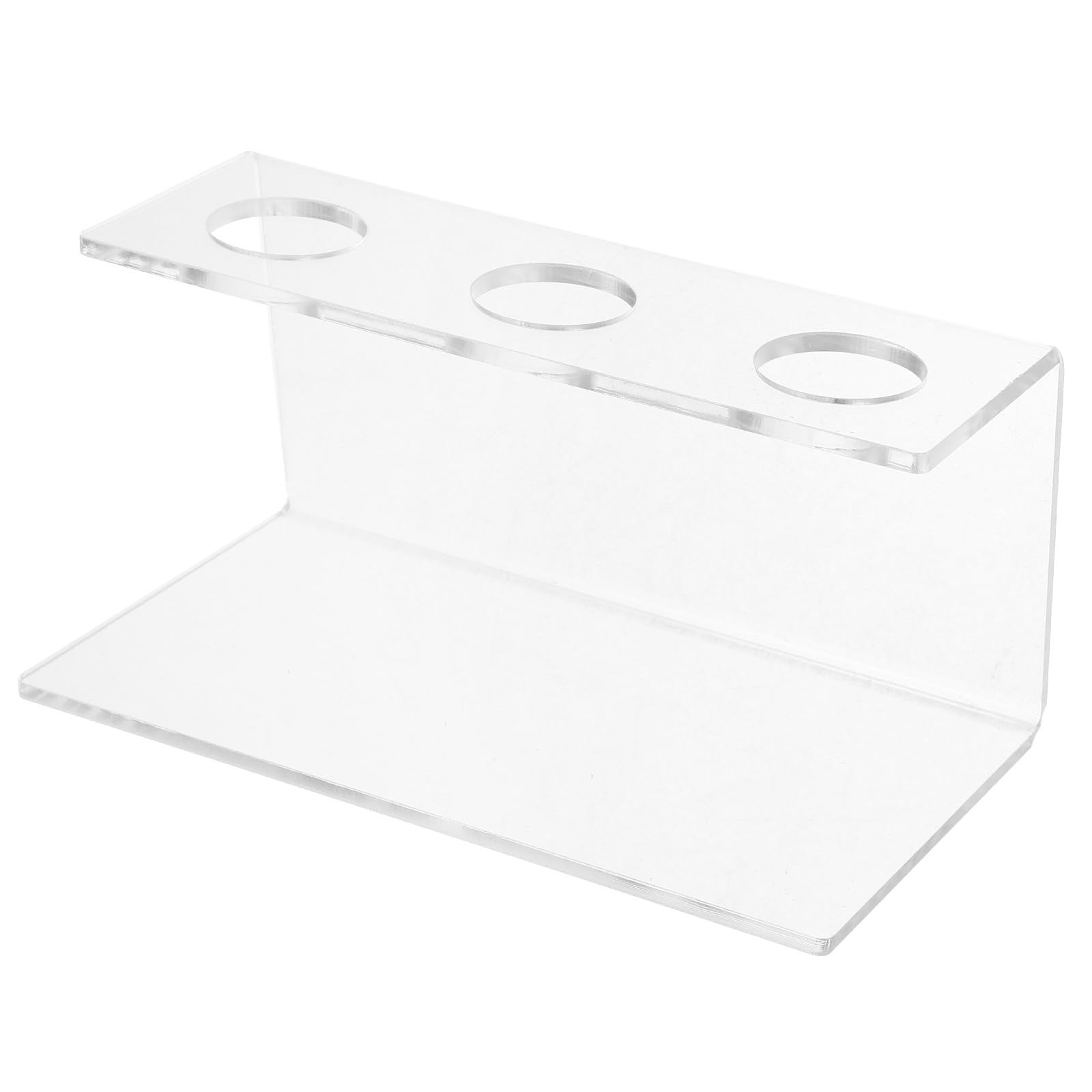 HEALLILY Acrylic Ice Cream Cone Stand 3-hole Holder Snack Display Stand for Party Dessert Table Food Presentation