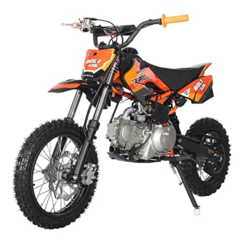 X-PRO Bolt 125 Dirt Bike with Automatic Transmission, Electric Start, Big 14
