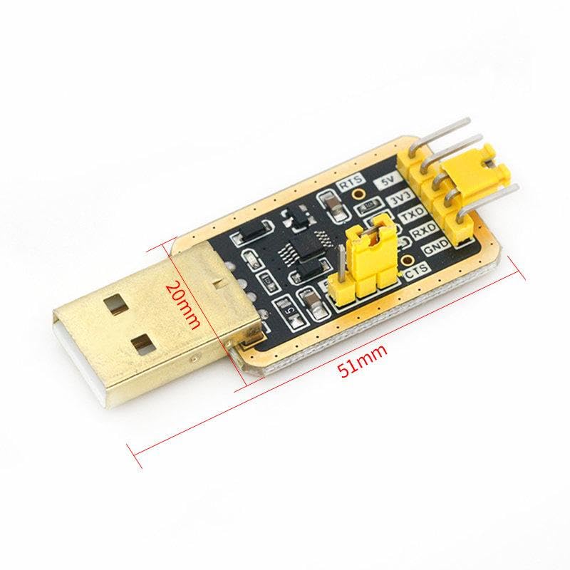 CH340 Mini Serial Port Module of PL2303 CH340E RS232 to TTL Module Upgrade USB to Serial Port in Nine Brush Small Plates