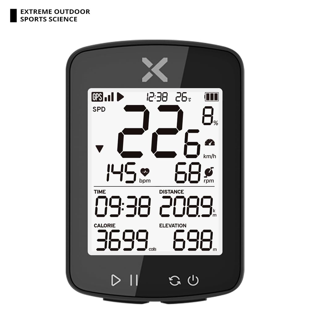 Komputer rowerowy bezprzewodowy GPS kolarstwo prędkościomierz rower szosowy MTB ANT wodoodporny inteligentny