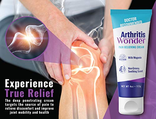 Pain-Relief-Cream-4-oz--Arthritis-Pain-Relief-Cream-for-Hand-Knee-Foot-and-Wrist-Joints--Fast-Acting-Deep-Penetrating-Non-Greasy-Formula-with-Natural-Wogonin