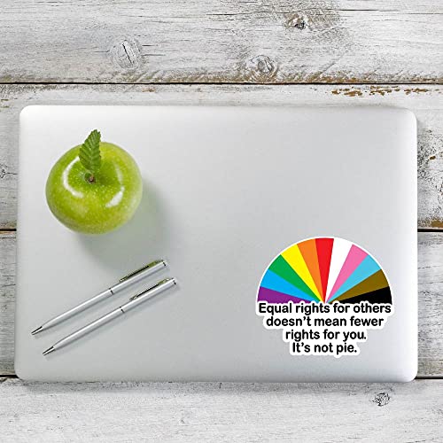 Equality Sticker, Lgbtq+ Pride Sticker, Equality For All, Gay Pride, Queer Pride, Inclusive, Pride Month Decal Sticker 1556Full Color4 #TOP2