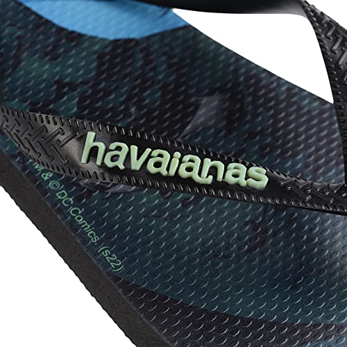 Chinelo Preto/Preto/Argila Heróis Dc Havaianas Adult Licenses n° 45/46