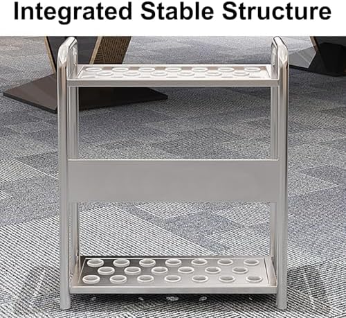 Iron Pool Cue Holder Stand - Space-Saving Billiard Cue Rack for Home, Bar & Club - Durable 11.8in Black Cue Stick Organizer & Accessory for Billiard Tables