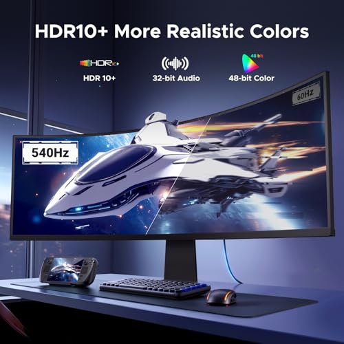 UGREEN 16K@60Hz 6.6FT 80Gbps Right Angle DisplayPort Cable DP 2.1, 6.6FT — view 3