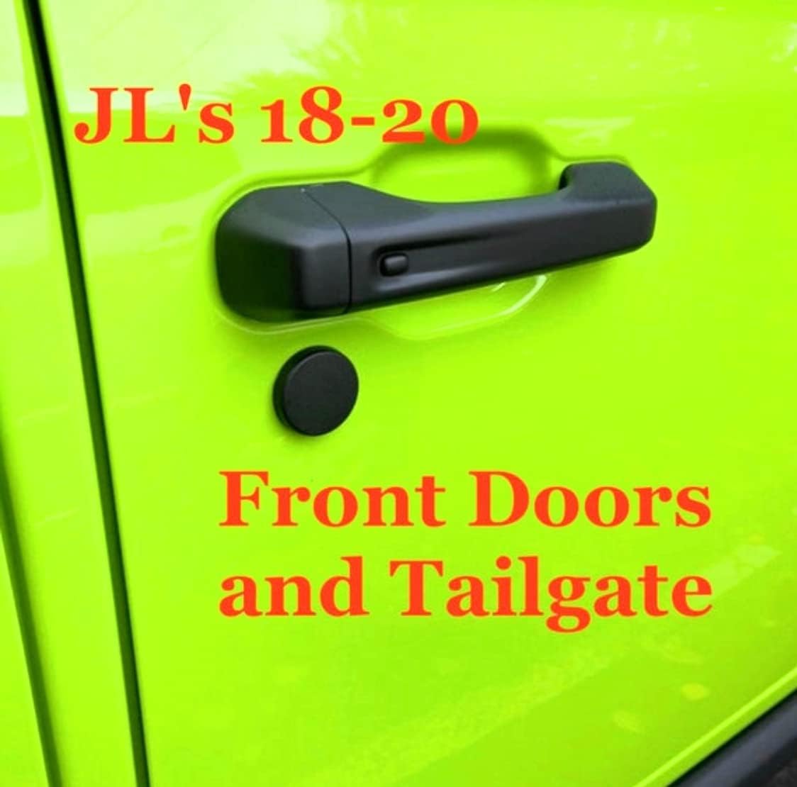 Santi's Caps Protective Key Hole Covers for JL 18-25 (3 Caps)