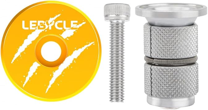 Bike Stem Headset Top Cap,Aluminum Alloy Bicycle Headset Top Cap Bike Fork Expander Bung Plug