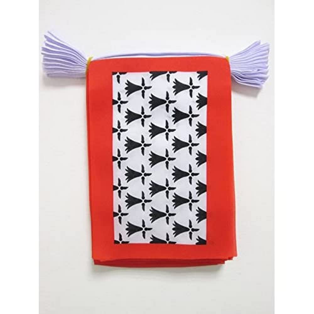 AZ FLAG Limousin Bunting 20 ft 20 flags Light Polyester