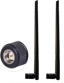 5-8 dBi High Gain External 4G/5G SMA Antenna WiFi Antenna for Cisco, Cradlepoint, Netgear, Pepwave, MoFi, CalAmp, Digi, Sierra and Other Routers & Modems 2 Pack