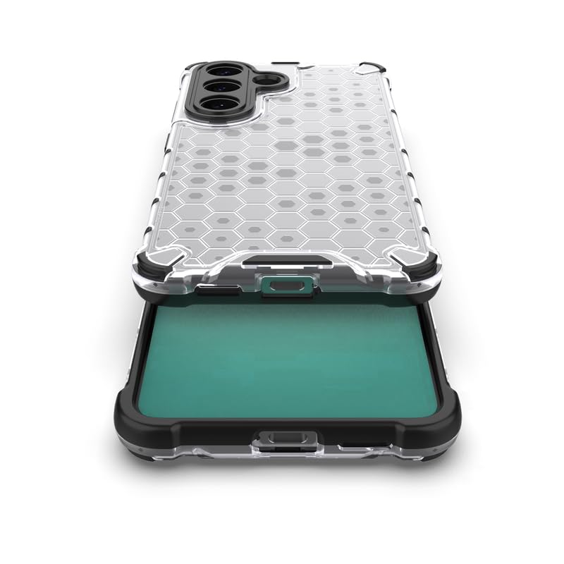 Image of Plastic Bumper Back Case Cover for Samsung Galaxy S26 5G (Transparent)