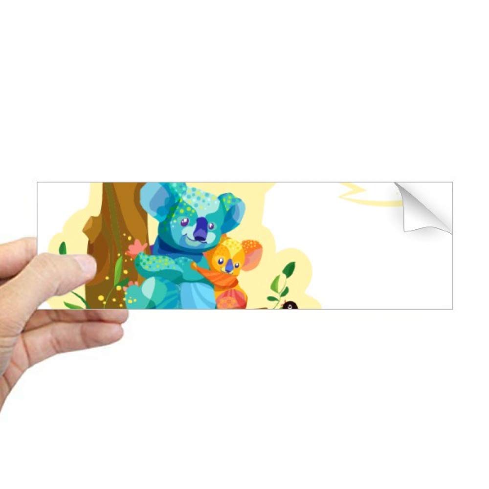 Sticker fenêtre aquarelle koala pour masquer le vis-à-vis avec élégance