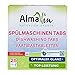 AlmaWin Spülmaschinen-Tabs 25 Stück I Umweltfreundliche Spülmaschinentabs I Mit frischem Zitronenduft I Frei von Phosphaten, synthetischen Duft- & Farbstoffen I Vegan